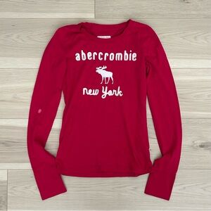 abercrombie and fitch embroidered long sleeve